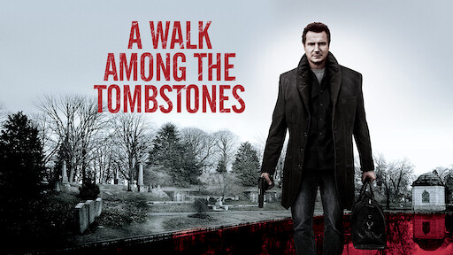 a walk among the tombstones poster